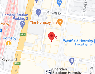 Link to Google Maps - map of Hornsby area